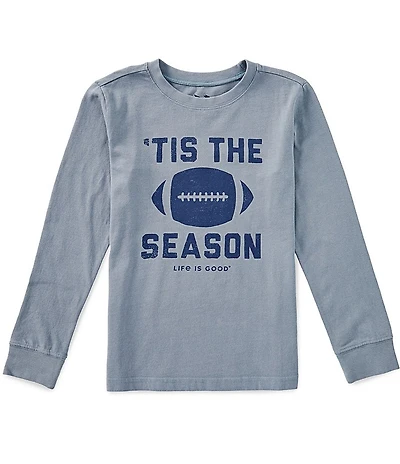 Life is Good Boys Long Sleeve Tis' The Season T-Shirt