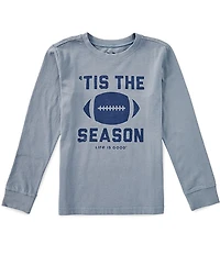 Life is Good Boys Long Sleeve Tis' The Season T-Shirt