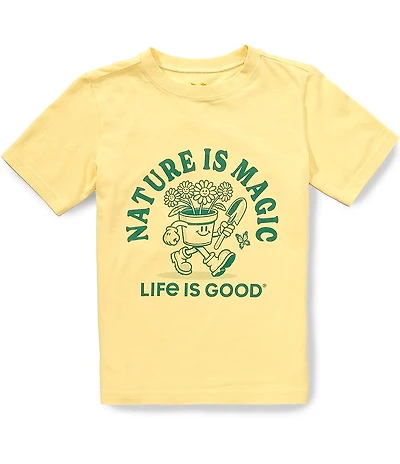 Life Is Good Boys Nature Is Magic Crusher T-Shirt