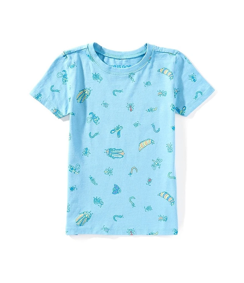 Life is Good Little Boys Short-Sleeve Doodle Bug Pattern T-Shirt