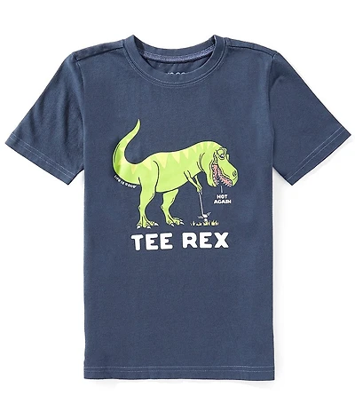 Life is Good Little/Big Boys Short-Sleeve Tee-Rex T-Shirt
