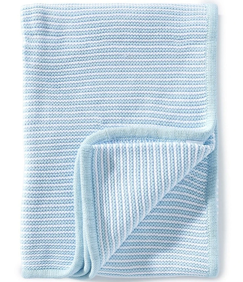 Little Me Baby Boys Cotton Textured Receiving Blanket
