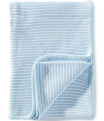 Little Me Baby Boys Cotton Textured Receiving Blanket