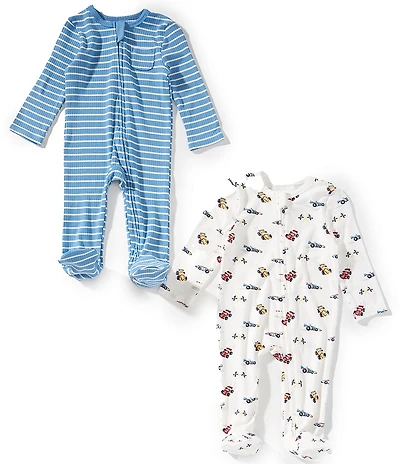 Little Me Baby Boys Grand Prix Footies 2-Pack