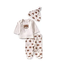 Little Me Baby Boys Lap-Shoulder Cute Bear Playset