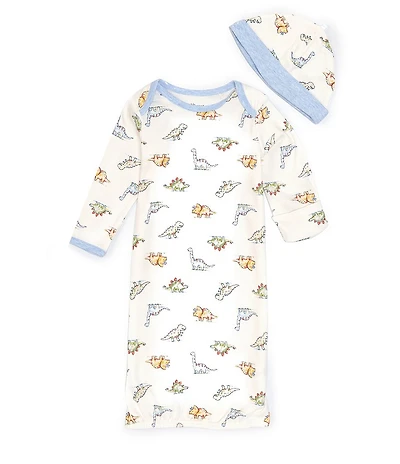 Little Me Baby Boys Dinomite Sleeper Gown & Hat