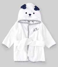 Little Me Baby Boys Long Sleeve Puppy Toile Terry Robe