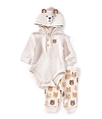 Little Me Baby Boys Short Sleeve Bear Bodysuit and Pant Sets