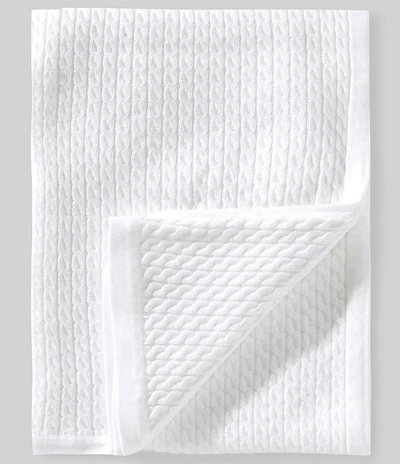 Little Me Baby Cotton Cable Knit Receiving Blanket