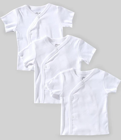 Little Me Baby Cotton Snap Side 3-Pack T-shirts