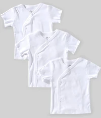 Little Me Baby Cotton Snap Side 3-Pack T-shirts