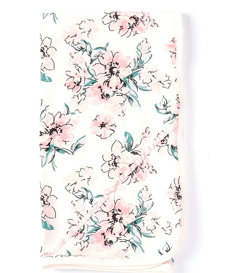 Little Me Baby Girls Dream Floral Receiving Blanket