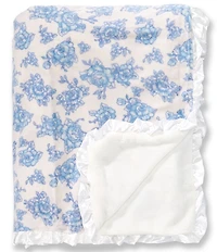 Little Me Baby Girls Floral Baby Blanket