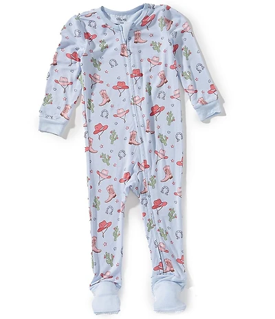 Little Me Baby Girls Long-Sleeve Cowgirl Zip-Front Coverall