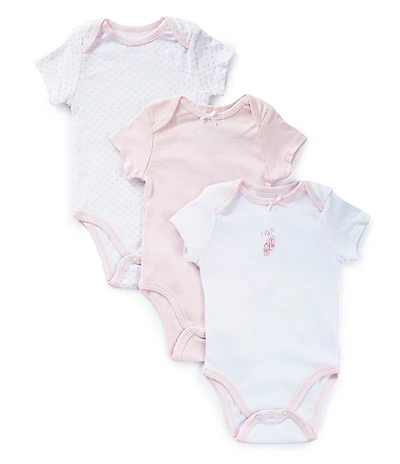 Little Me Baby Girls Prima Ballerina Bodysuits 3-Pack