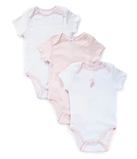 Little Me Baby Girls Prima Ballerina Bodysuits 3-Pack