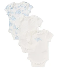 Little Me Baby Girls Short-Sleeve Bodysuit 3-Pack