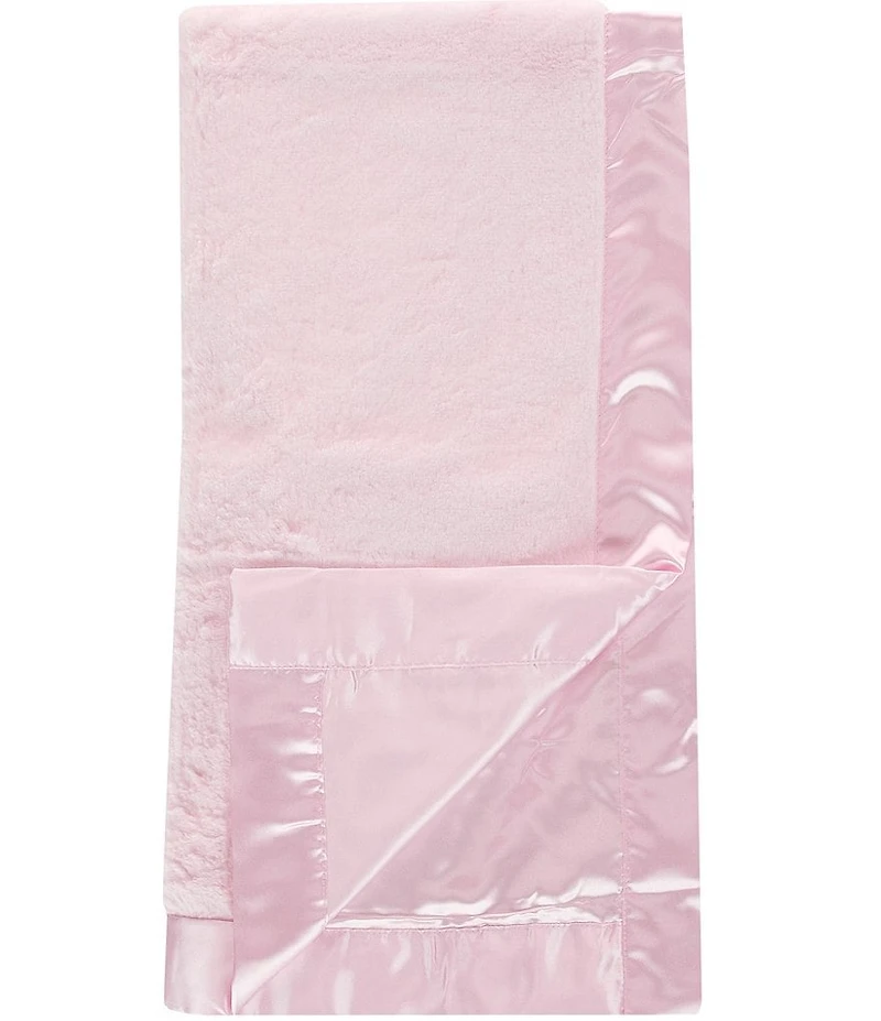 Little Me Baby Girls Plush Stroller Blanket