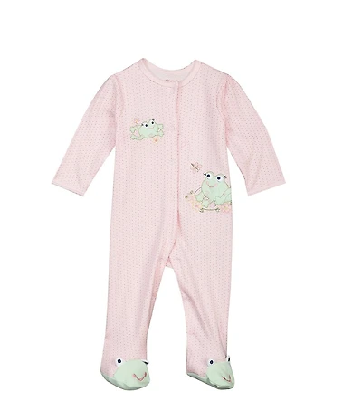 Little Me Baby Girls Sweet Frogs Footie Set
