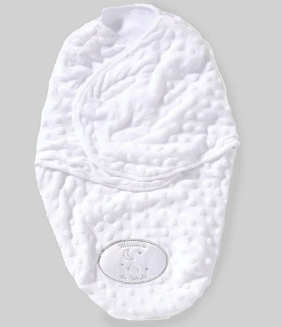 Little Me Babys Wearable Blanket Welcome to the World White