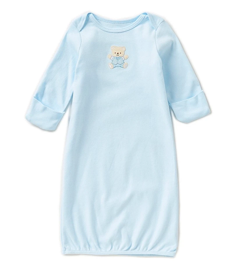 Little Me Baby Boys Cute Bear Gown