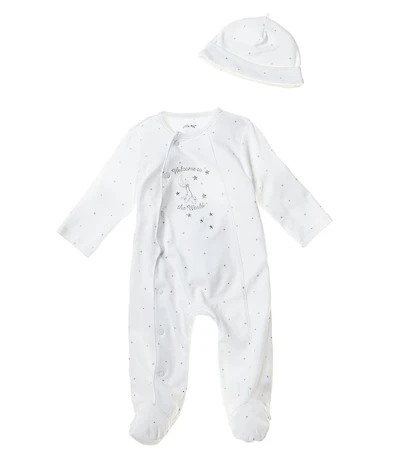 Little Me Baby Welcome World Footie Coverall
