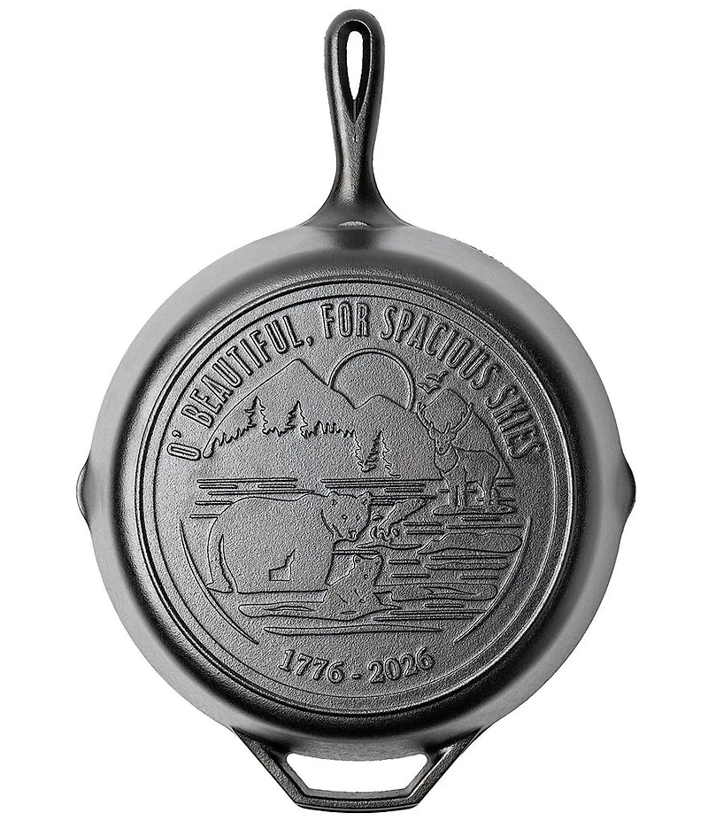 Lodge Cast Iron USA Collection Spacious Skies 12#double; Skillet