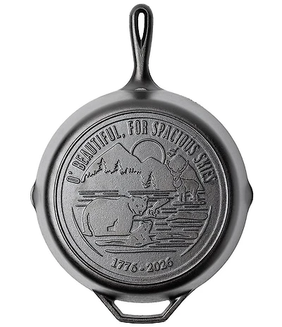 Lodge Cast Iron USA Collection Spacious Skies 12#double; Skillet