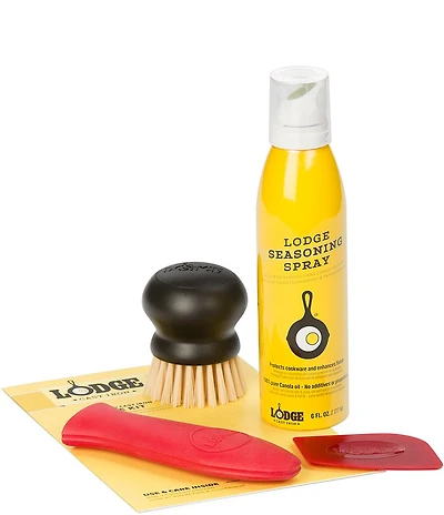 Lodge Cast Iron Seasoned Cast Iron Care Kit