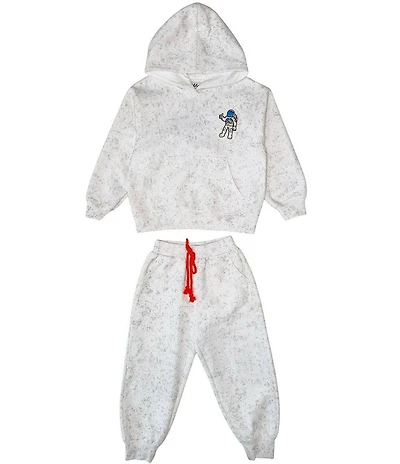 Lola + The Boys Big Boys Long Sleeve Astronaut Patch Pullover & Joggers Set