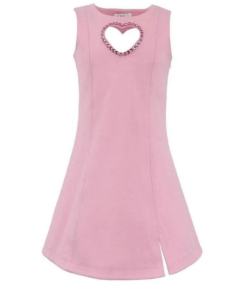 Lola + The Boys Little/Big Girls Crystal Heart Dress
