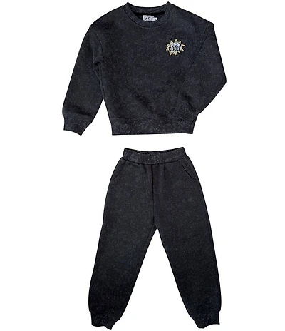 Lola + The Boys Little/Big Boys Long Sleeve That Is Cool Pullover & Joggers Set