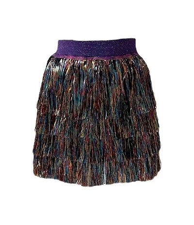 Lola + The Boys Little/Big Girls Shimmer Tinsel Party Skirt
