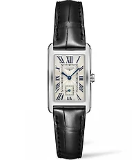 Longines Women's Dolcevita Quartz Analog Leather Strap Watch