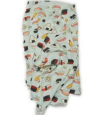 Loulou Lollipop Baby Muslin Sushi Print Swaddle