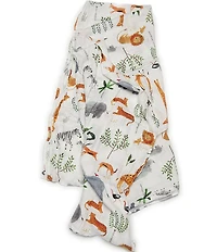 LouLou Lollipop Baby Safari Jungle Muslin Swaddle