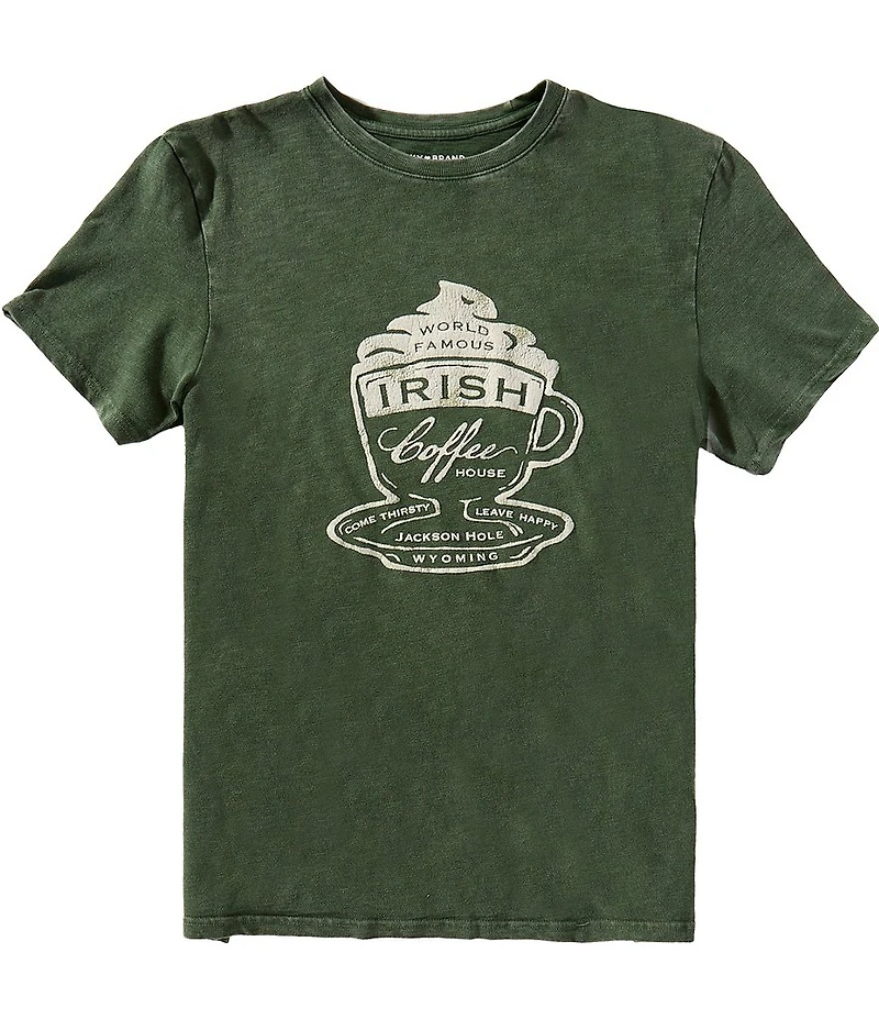 Lucky Brand Irish Coffee Short Sleeve Jersey T-Shirt