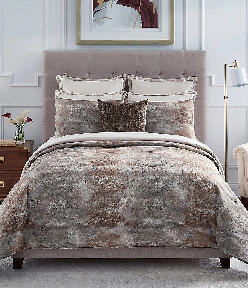Luxury Hotel Azura Abstract Jacquard Pattern Comforter Mini Set