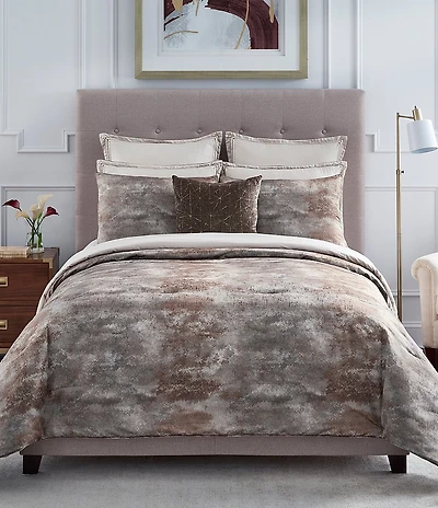 Luxury Hotel Azura Abstract Jacquard Pattern Comforter Mini Set