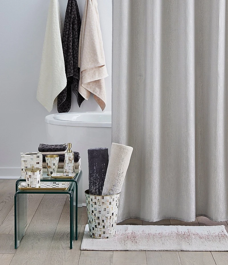 Luxury Hotel Essex Collection Jacquard Shower Curtain