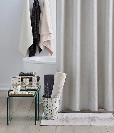 Luxury Hotel Essex Collection Jacquard Shower Curtain