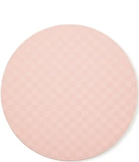 MacKenzie-Childs Check Faux Leather Round Placemat