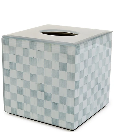 MacKenzie-Childs Check Glass Boutique Tissue Cover