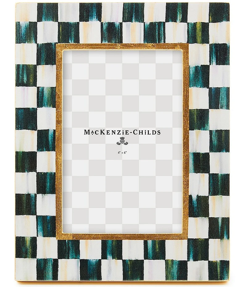 MacKenzie-Childs Courtly Check Lacquer Frame
