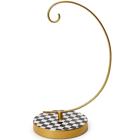 MacKenzie-Childs Holiday Collection Classic Courtly® Christmas Ornament Metal Stand