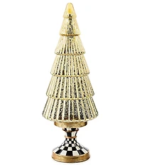 MacKenzie-Childs Holiday Collection Courtly Noel Tall Illuminated Glass Tree