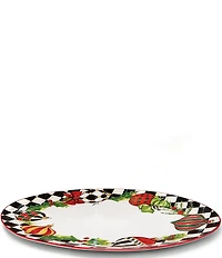 MacKenzie-Childs Holiday Collection Deck the Halls Serving Platter