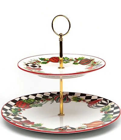 MacKenzie-Childs Holiday Collection Deck the Halls Sweet Stand