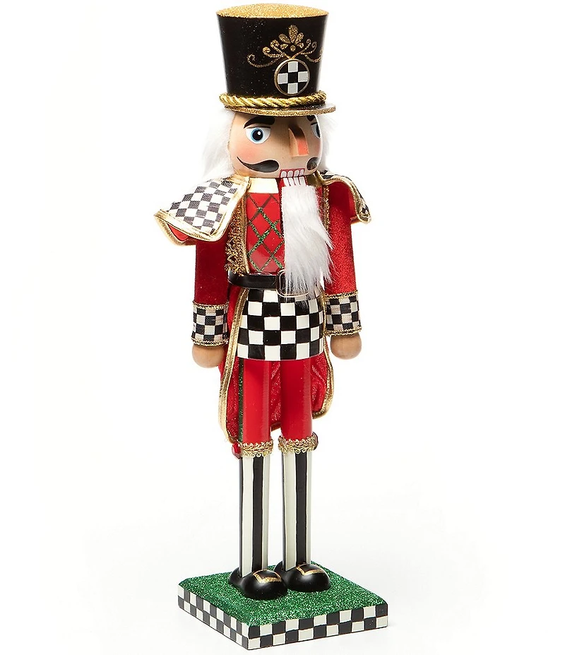 MacKenzie-Childs Holiday Collection Hand-Painted Christmas Nutcracker