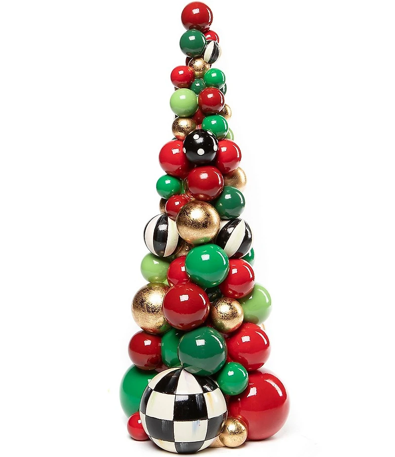 MacKenzie-Childs Holiday Collection Jolly Holiday Bauble Decorative Tree